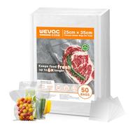 Wevac Core 50 Bolsas de Vacío Alimentos 25x35cm, Herméticas y Resistentes