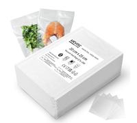 Wevac Core - Bolsas selladoras al vacío para Alimentos, 200 Unidades de 20 x 25 cm, Bolsa de Almacenamiento Texturizada Resistente, Bolsas de vacío Ideales para cocinar, hervir y Preparar Comidas al