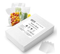 Wevac Core - Bolsas selladoras al vacío para Alimentos, 50 Unidades, 15 x 25 cm, Bolsas de Sellado al vacío precortadas en Relieve, sin BPA y Resistente, Bolsa de Sellado Texturizada para congelar