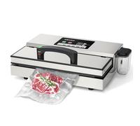 Wevac Maquina Vacio Alimentos Profesional, Potencia de Succión de 16 Litros/min, Costura de 30 cm, Fuerza de Vacío Regulable, Sellador al Vacío de Acero Inoxidable con Depósito de Líquidos