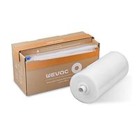 Wevac Rollo Bolsas Vacio Alimentos 28x4500 cm Caja con Cortador, Sin BPA