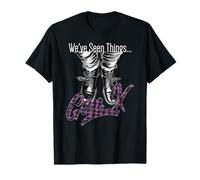 We've Seen Things Gen X Plaid, jeans con puños y botas de combate Camiseta