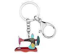 WEVENI - Llavero de aleación de esmalte para máquina de coser