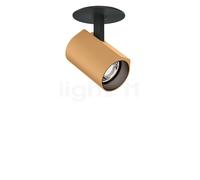 Wever & Ducré Ceno 1.0, foco parcialmente empotrado LED, negro/champán - 2.700 k