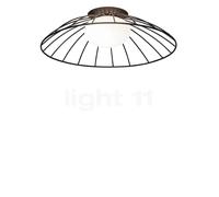 Wever & Ducré Clock, lámpara de techo LED, negro - ø40 cm