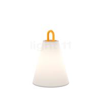 Wever & Ducré Costa, lámpara recargable LED cónico, amarillo