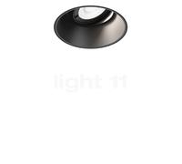 Wever & Ducré Deep Adjust Petit Trimless 1.0, foco empotrable LED, negro mate - dim to warm - 39°