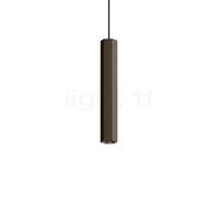 Wever & Ducré Hexo mini 3.0 lámpara de suspensión PAR11, florón negro/pantalla bronce