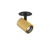 Wever & Ducré Lighting WEVER & DUCRÉ & Foco empotrable LED Ceno 1.0 dorado/negro 927 Hoja f.