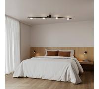 Wever & Ducré Lighting WEVER & DUCRÉ Lámpara LED de techo Perlez Spin 1.0 negro 927
