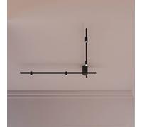 Wever & Ducré Lighting WEVER & DUCRÉ Lámpara LED de techo Trace Spin 1.0 negro 927