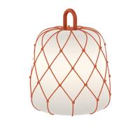 Wever & Ducré Lighting WEVER & DUCRÉ pantalla Costa 2.0, naranja, cuerda, Ø 28 cm