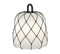 Wever & Ducré Lighting WEVER & DUCRÉ pantalla Costa 2.0, negro, cuerda, Ø 28 cm