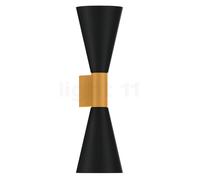 Wever & Ducré Odrey 2.5, lámpara de pared, dorado/negro