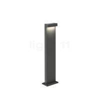 Wever & Ducré Palos Carré 1.0, sobremuro LED, antracita - 67 cm - 2.700 K - placa base