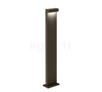 Wever & Ducré Palos Carré 1.0, sobremuro LED, bronce - 87 cm - 3.000 K - placa base