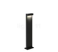 Wever & Ducré Palos Carré 1.0, sobremuro LED, negro - 67 cm - 3.000 K - placa base