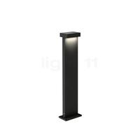 Wever & Ducré Palos Carré 2.0, sobremuro LED, negro - 67 cm - 2.700 K - placa base