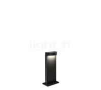 Wever & Ducré Palos Round 1.0, luz de pedestal LED, negro - 27 cm - 3.000 K - placa base