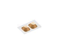 Wever & Ducré Pirro Petit 2.0, luz empotrada parcial LED, blanco/champán - 3.000 k