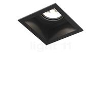 Wever & Ducré Plano 1.0, foco empotrable LED IP44, negro mate - dim to warm - 38°