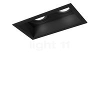 Wever & Ducré Plano 2.0, foco empotrable LED, negro mate - 2.700 K - 34°