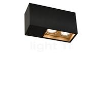 Wever & Ducré Plano 2.0 Spot, negro mate/champán