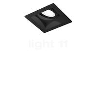 Wever & Ducré Plano Petit 1.0, foco empotrable LED, negro mate - 2.700 K - 34°