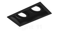 Wever & Ducré Plano Petit 2.0, foco empotrable LED, negro mate - dim to warm - 38°