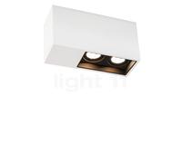 Wever & Ducré Plano Petit 2.0 Spot LED, blanco mate/negro mate - dim to warm - 38°