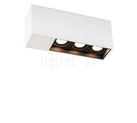 Wever & Ducré Plano Petit 3.0 Spot LED, blanco mate/negro mate - dim to warm - 38°