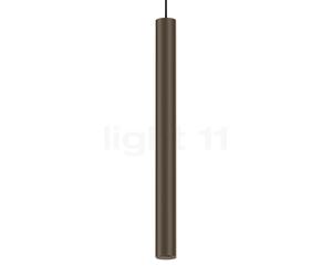 Wever & Ducré Ray mini 5.0 lámpara de suspensión PAR11, florón negro/pantalla bronce