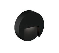 Wever & Ducré Reto Round Surface 1.3 lámpara de pared LED, negro mate