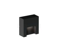 Wever & Ducré Reto Surface 0.8 lámpara de pared LED, negro mate