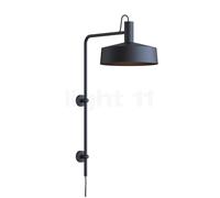 Wever & Ducré Roomor 4.3, lámpara de pared, negro