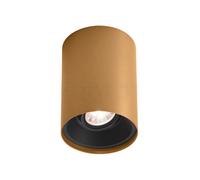 Wever & Ducré Solid 1.0 Spot LED, champán/negro - dim to warm - regulable por corte de fase - 38°