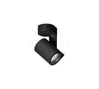 Wever & Ducré Sqube on base 1.1, Spot LED, negro - dim to warm