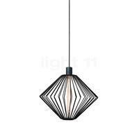 Wever & Ducré Wiro 1.1 Diamond, lámpara de suspensión, negro