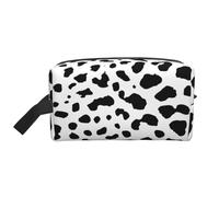 WEVFGHI Perro Dálmata Estampado Mancha Negra, Bolsa de Maquillaje Bolsa de cosméticos Bolsa de artículos de tocador de Viaje portátil Organizador de Bolsa de Maquillaje