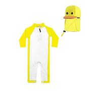 weVSwe Toddler Baby Boy Trajes De Baño Sun Hat UPF 50+ Summer Beach Pato Amarillo 3 Años