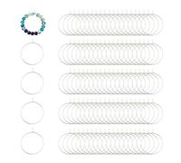 WEWAYSMILE 60 - 120 anillos de cristal de vino de 25 mm para copas de vino, decoración casera, fiesta de degustación, cumpleaños, boda, cena festiva, Einheitsgrösse, Latón, No es una piedra preciosa