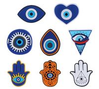 WEWAYSMILE 8 Uds Cuentas de Silicona, Cuentas Focales de Silicona, Cuentas De Silicona A Granel Para Llavero, Kit De Fabricación De Bolígrafos, Pulseras Artesanales