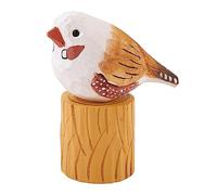 WEWAYSMILE Estatua del Arte del Pájaro,Modelo de Pájaro en Miniatura,Bonito Adorno de Animales para Manualidades,Decoración de Escritorio de Oficina en Casa (Chirrido Gordo 9)