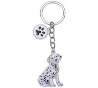 WEWAYSMILE Llavero Para Perro, Llavero Metal Para Perros Pequeños, Lindo Llavero Metal Para Cachorros, Para Decoración Etiqueta Coche Regalo Personalizado, Largo4.13 pulgada/10.5 cm