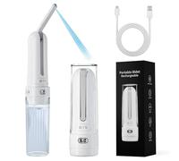 WeWi HLTH Pulverizador portátil para bidé y pañales de tela, irrigador de viaje para limpieza de glúteos de bebé, pulverizador de mano recargable, compatible con botellas de 28 mm (blanco)