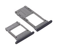 Wewoo Cajón de tarjeta SIM negro para Samsung Galaxy A5 2017 / A520 & A7 2017 / A720 SIM Bandeja + Micro SD Card Pieza Desplazada