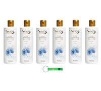 WEXOR Elisir Fiori Blu - Desodorante para ropa sucia (6 unidades, con microcápsulas, con helecho de mar y flores azules, 200 ml, incluye llavero Beni Culinari gratuito)