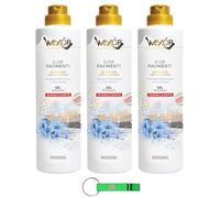 WEXOR Limpiador de suelos Elisir Pavimenti Fiori d'acqua/gel limpiador con microcápsulas 750 ml + llavero Beni Culinari gratuito