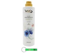 WEXOR Suavizante Elisir Ammorbidente Fiori Blu - Suavizante con helecho de mar y flores azules - 30 lavados 750 ml + llavero Beni Culinari gratuito