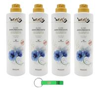 WEXOR Suavizante Elisir Ammorbidente Fiori Blu - Suavizante con helecho de mar y flores azules - 30 lavados 750 ml + llavero Beni Culinari gratis